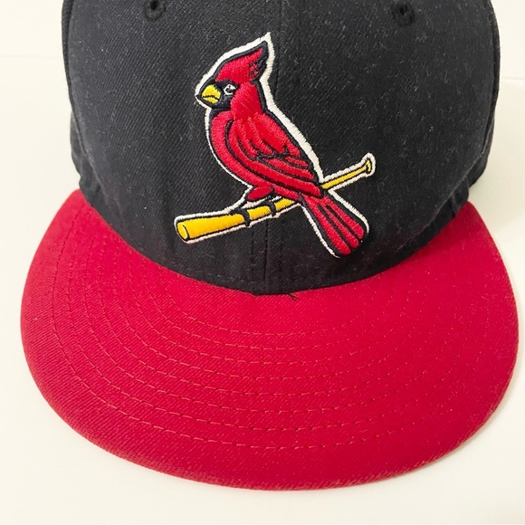St Louis Cardinals Bird Logo Hat New Era 59Fifty 7 1/2 On Field Baseball Cap - Picture 3 of 16